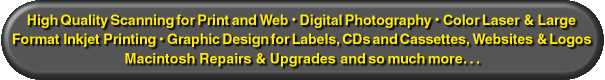 High Quality Scanning and Graphic Design